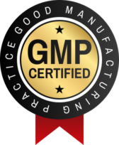 GMP (Good Manufacturing Practice) Certified badge